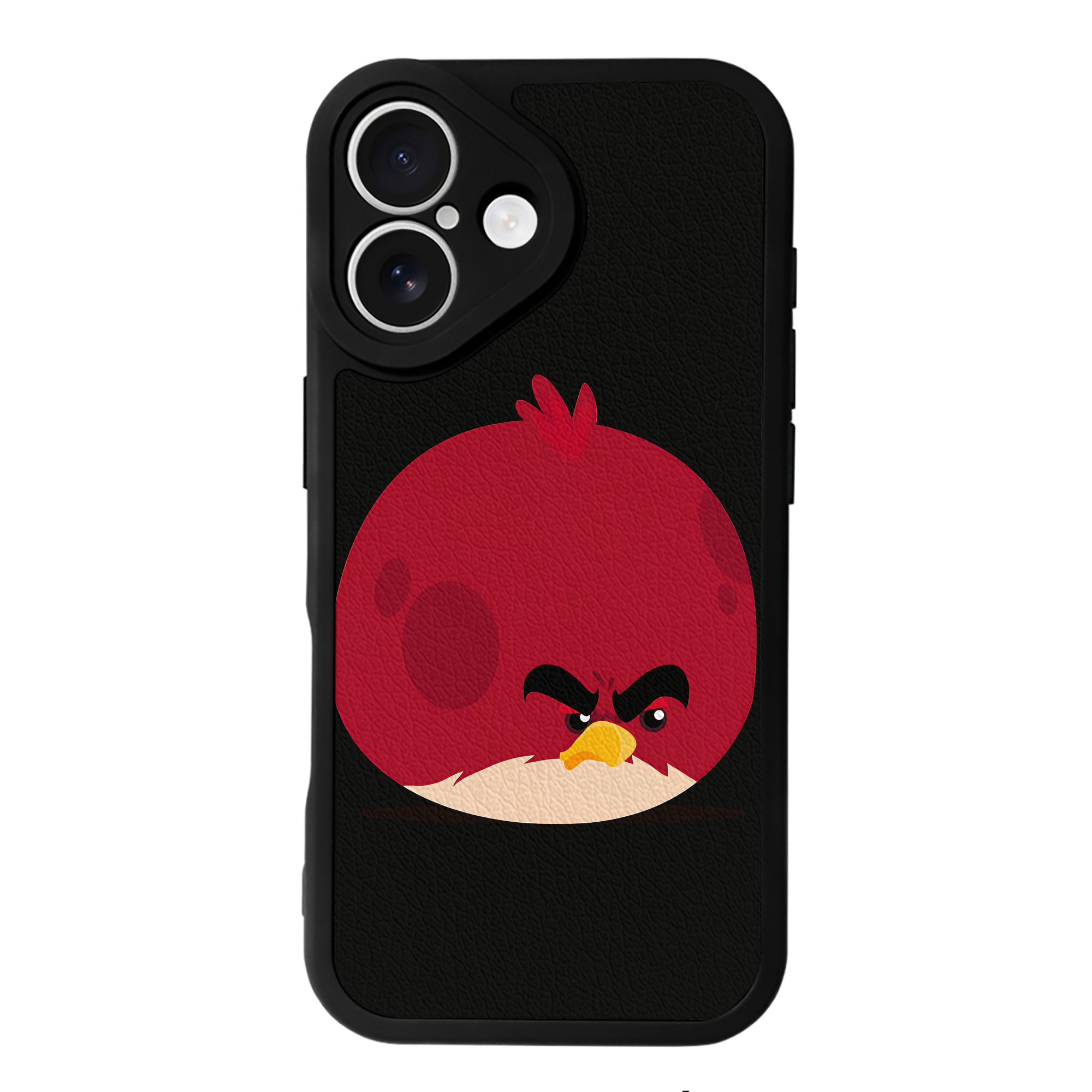 （画像用） Angry Birds アングリーバード 【iPhone 16シリーズ対応】シリコンスマホケース（レザー調） 材質：シリコン